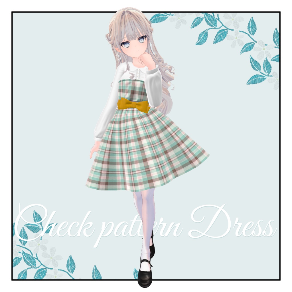 【アリスフィール対応】🍂 Check pattern Dress🍂