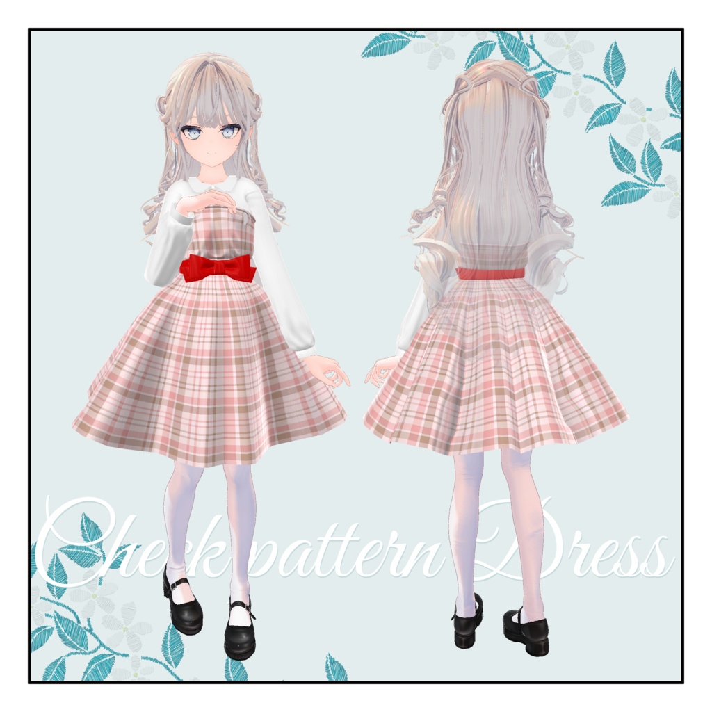 【アリスフィール対応】🍂 Check pattern Dress🍂