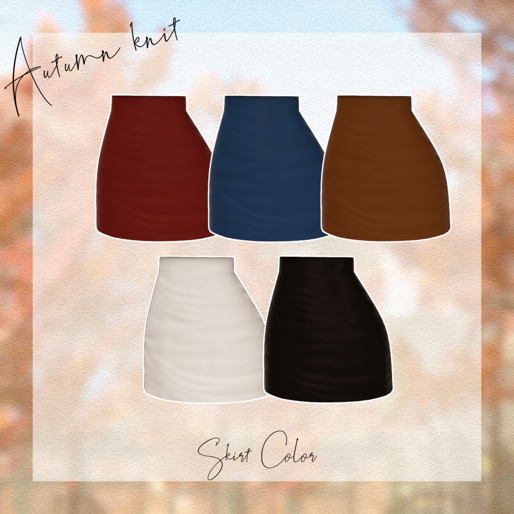 【4アバター対応】Autumn Knit🍁