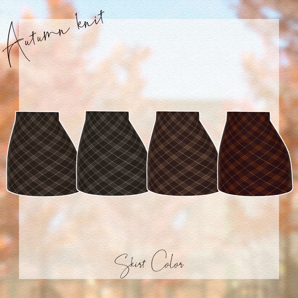 【4アバター対応】Autumn Knit🍁