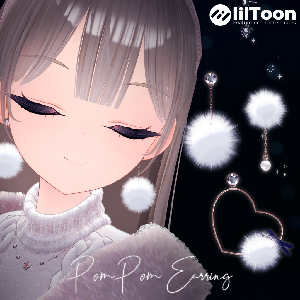 PomPom Earring❄️