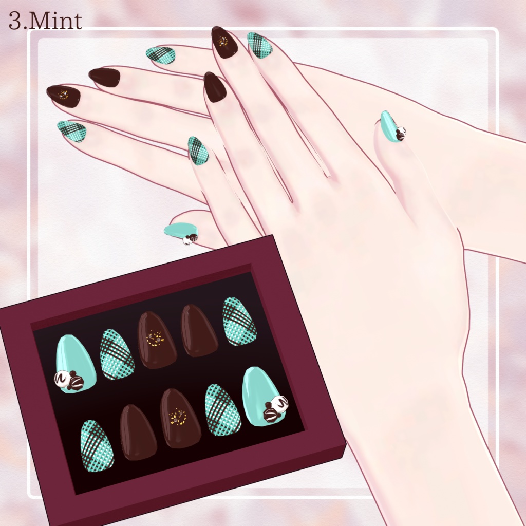 【3日間限定無料】Chocolate Nail 🍫【4アバター対応】