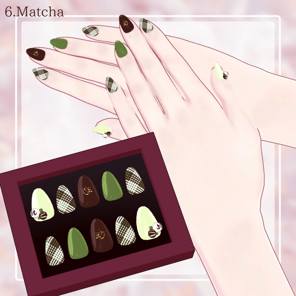 【3日間限定無料】Chocolate Nail 🍫【4アバター対応】