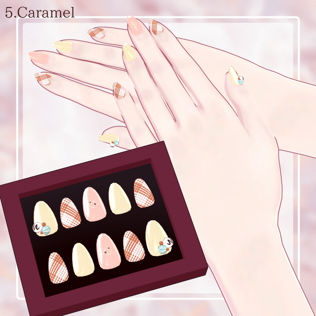 【3日間限定無料】Chocolate Nail 🍫【4アバター対応】
