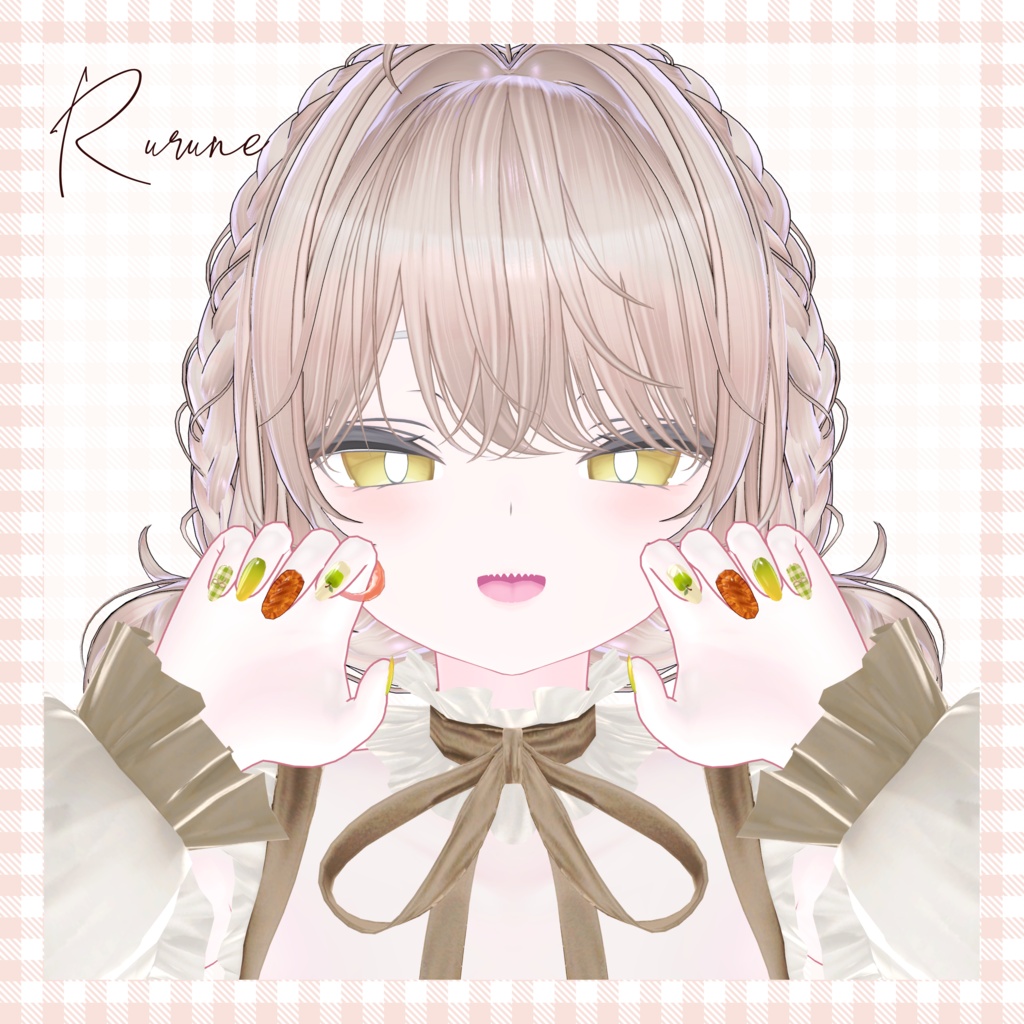 【24h限定無料】🍎アップルパイネイル🍎【6アバター対応】