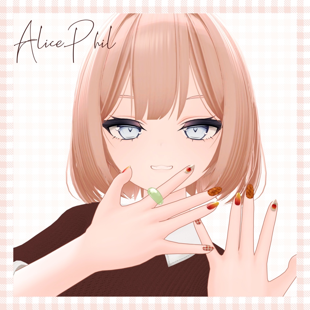 【24h限定無料】🍎アップルパイネイル🍎【6アバター対応】