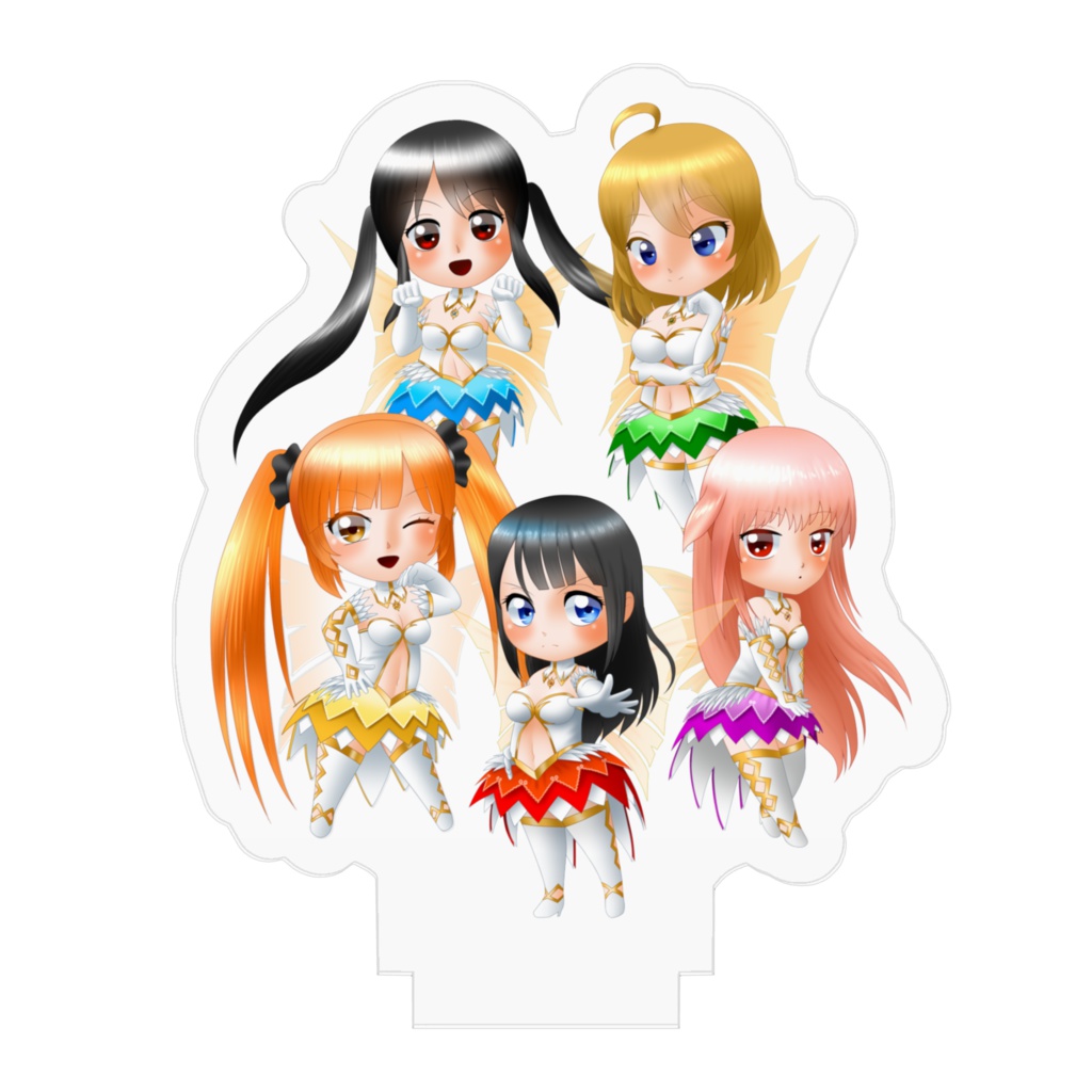 ストガタイトル風アクリルフィギュア