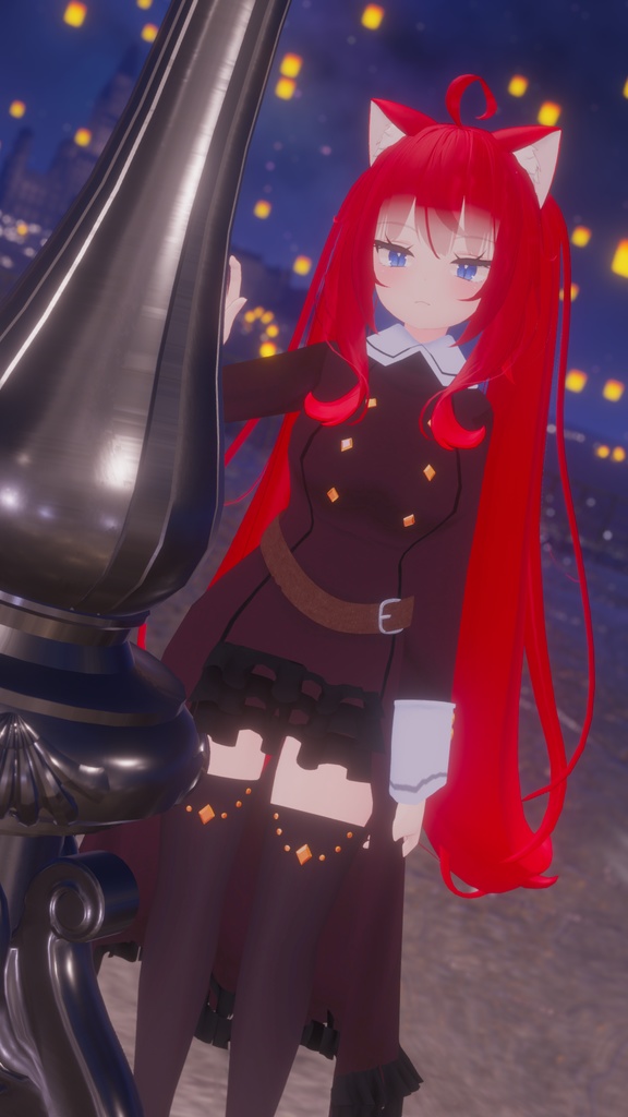 【舞夜対応】ミリタリーフリルワンピース