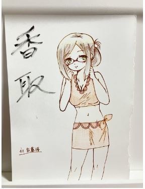 艦これ 手描きイラスト オリジナル水着シリーズ 色鉛筆画 ①