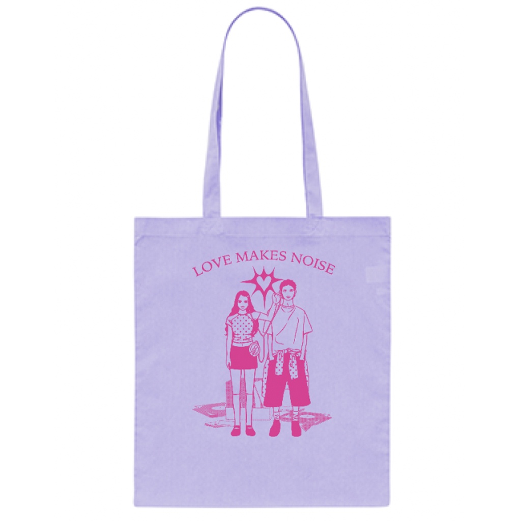 【Let’s Dig!展】LOVE MAKES NOISE トートバッグ