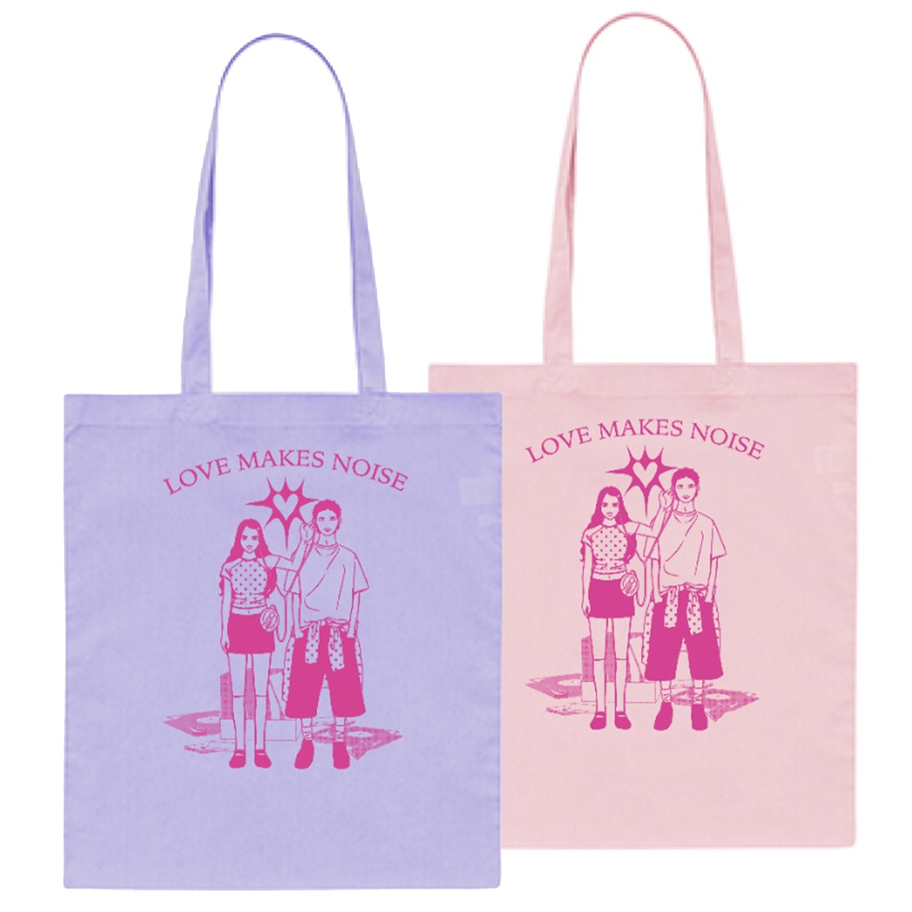 【Let’s Dig!展】LOVE MAKES NOISE トートバッグ