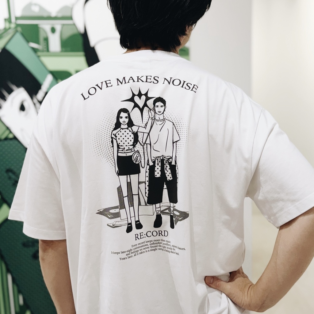 【Let’s Dig!展】LOVE MAKES NOISE Tシャツ