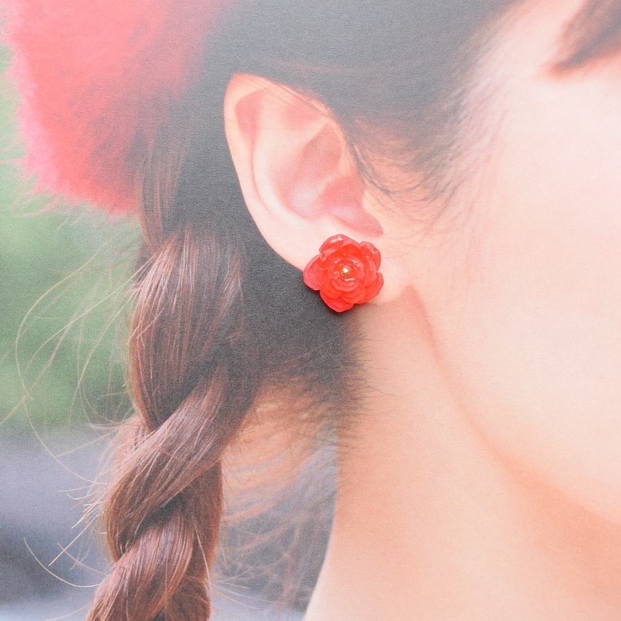 A3! 冬組イメージフラワー ピアス/イヤリング