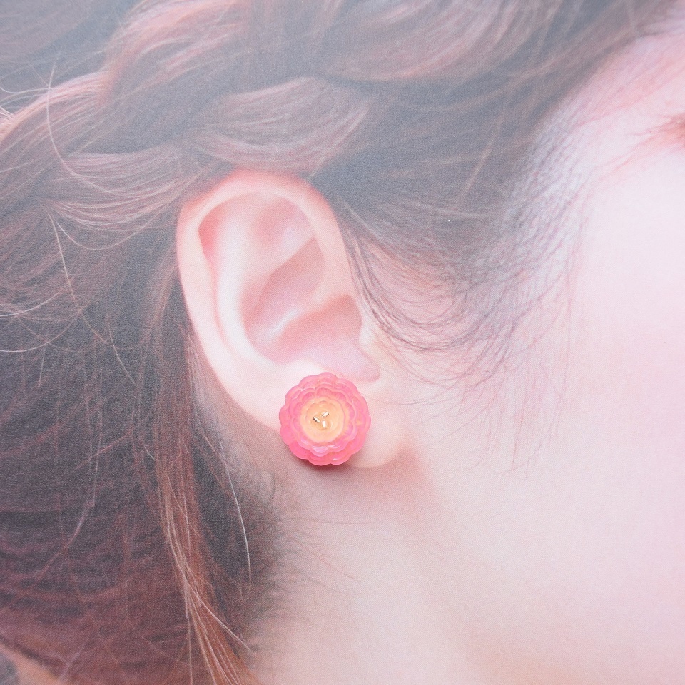 A3! 冬組イメージフラワー ピアス/イヤリング