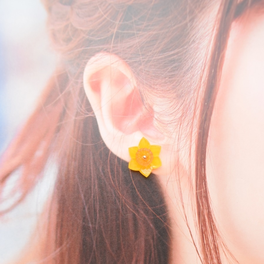 A3! 冬組イメージフラワー ピアス/イヤリング