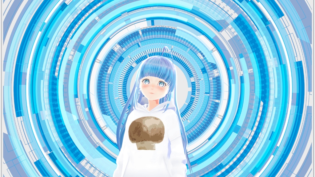 マッシュルームパーカー（ホワイト、ブラウン）