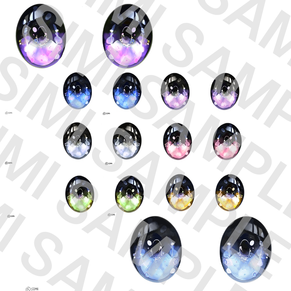 GRUS | EYES TEXTURE | sparkle and clear