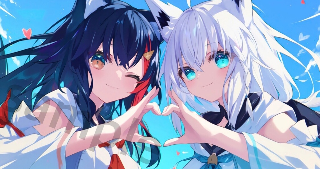 (非公式) フブミオ プレイマット