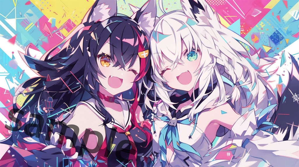 (非公式) フブミオ プレイマット