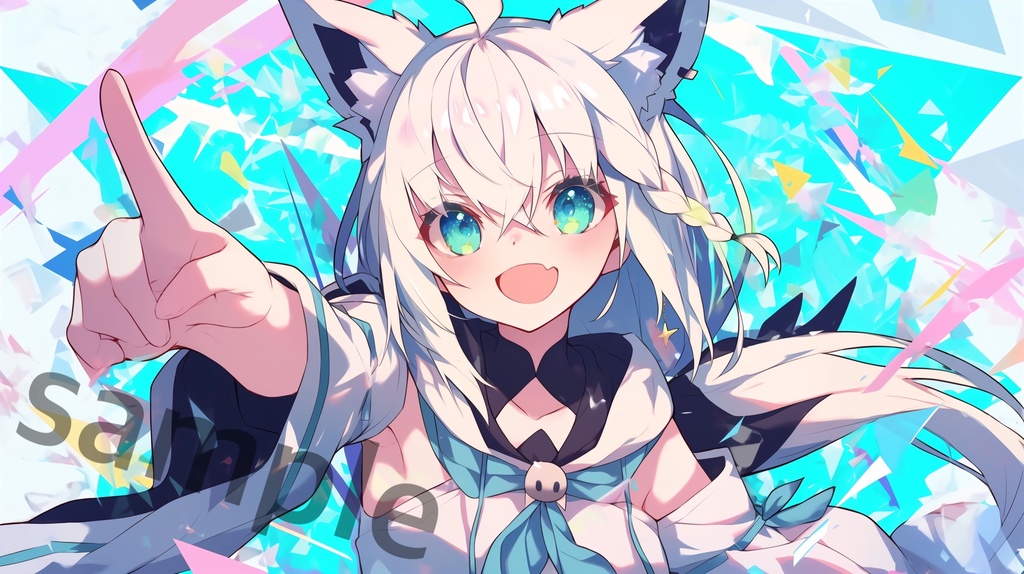 (非公式) 白上フブキ プレイマット