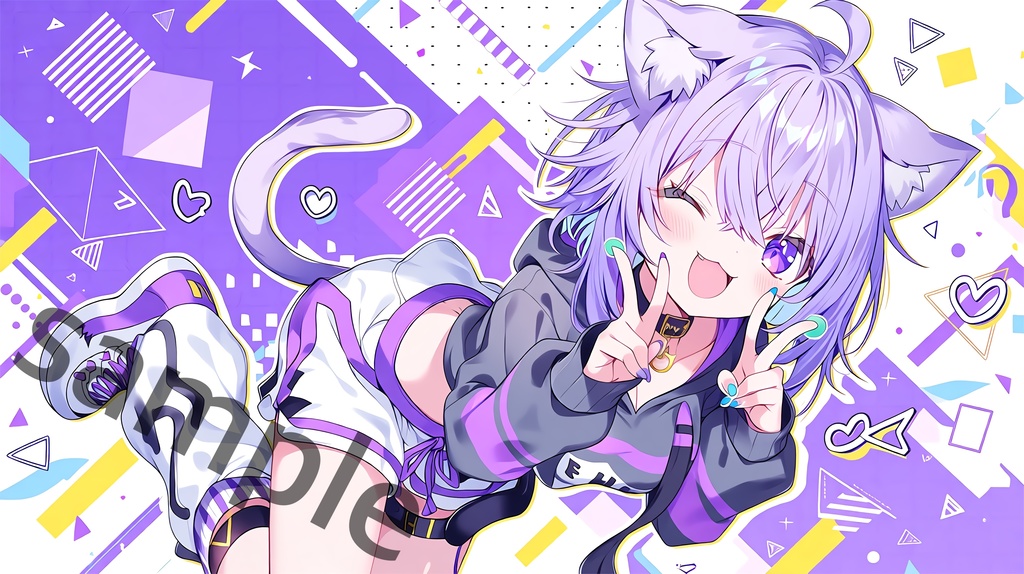 (非公式) 猫又おかゆ プレイマット