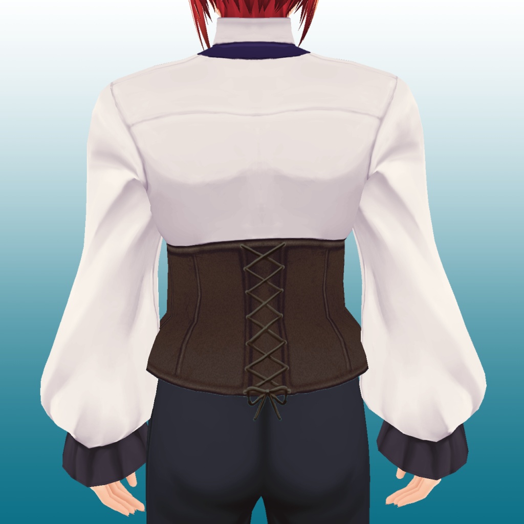 【 #VRoid 正式版対応】メンズゴシックセット【カスタムアイテム】