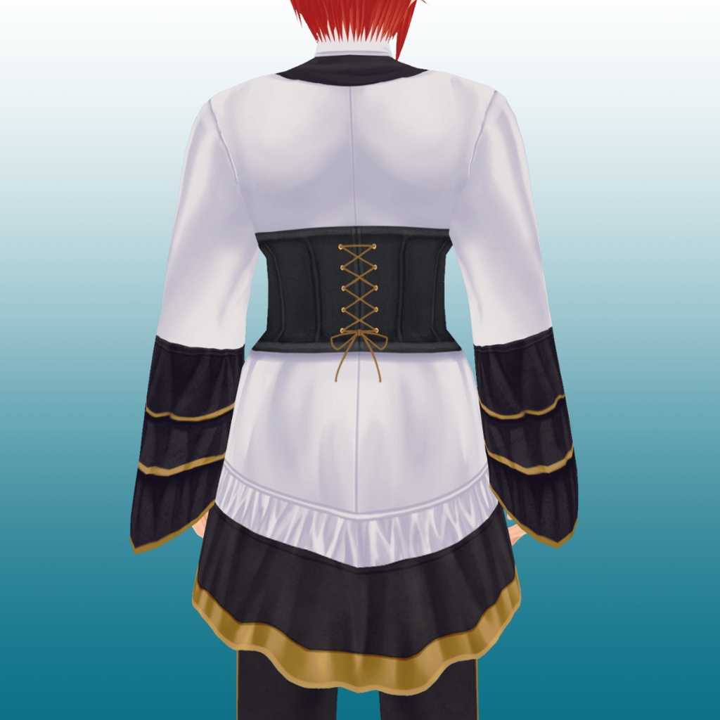 民族衣装風クラシックゴシック【 #VRoid カスタムアイテム】