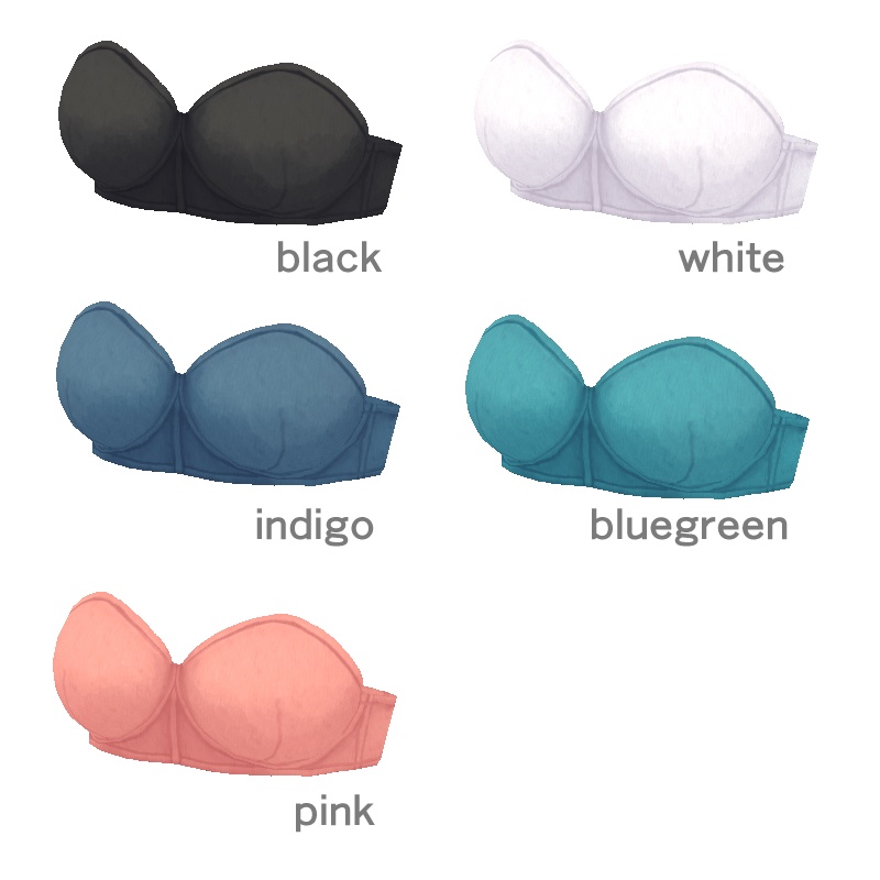 ビスチェシャツ【 #VRoid カスタムアイテム】