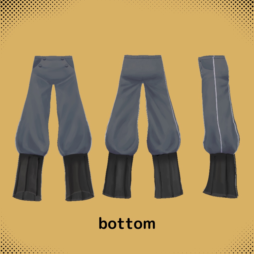 The Count's Coat【 #VRoid カスタムアイテム】