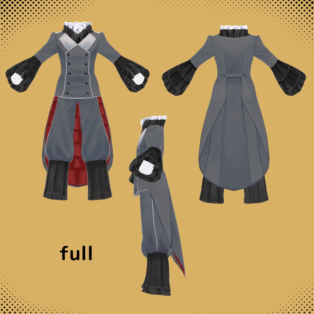 The Count's Coat【 #VRoid カスタムアイテム】
