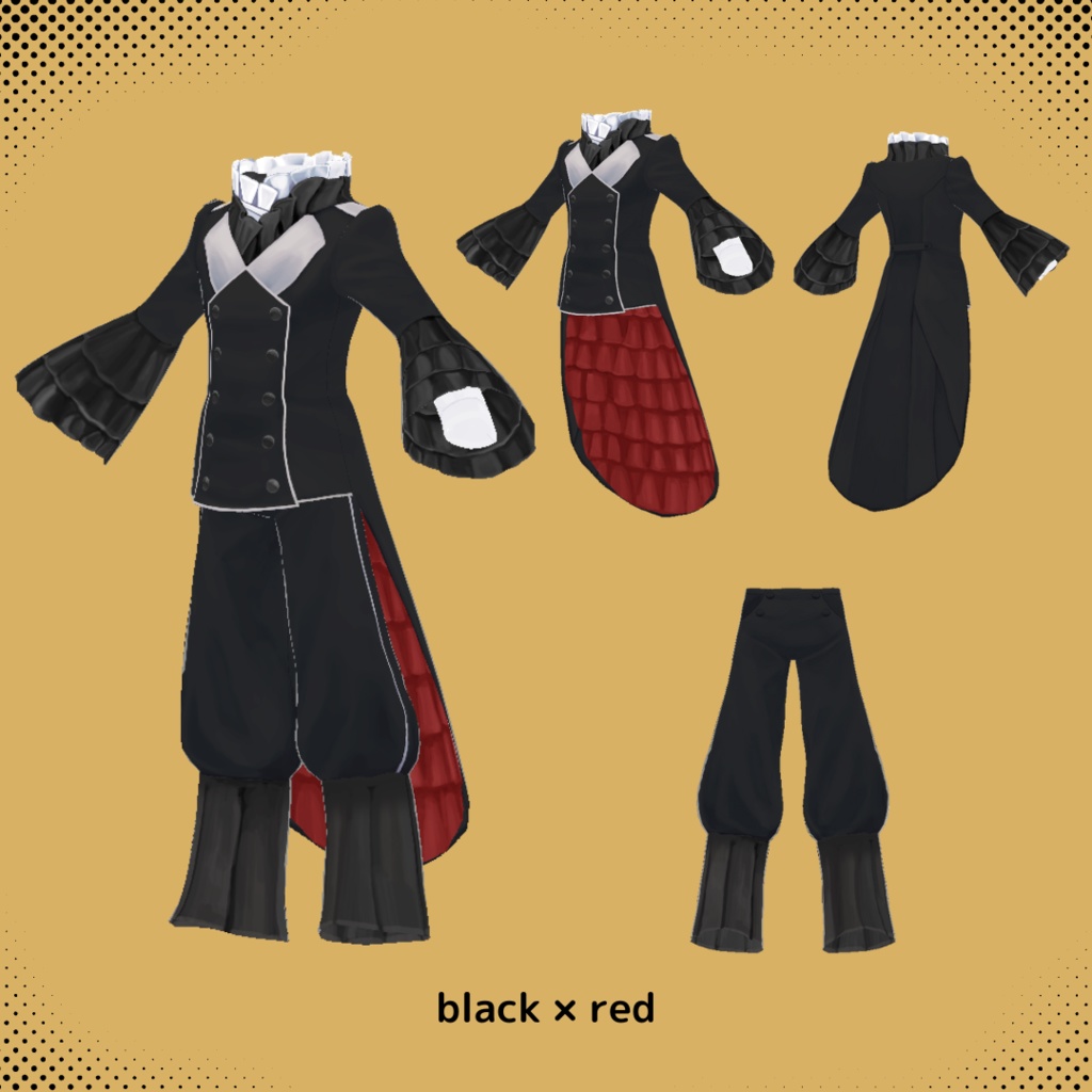 The Count's Coat【 #VRoid カスタムアイテム】