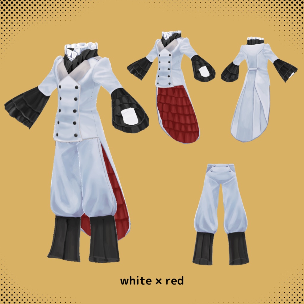 The Count's Coat【 #VRoid カスタムアイテム】