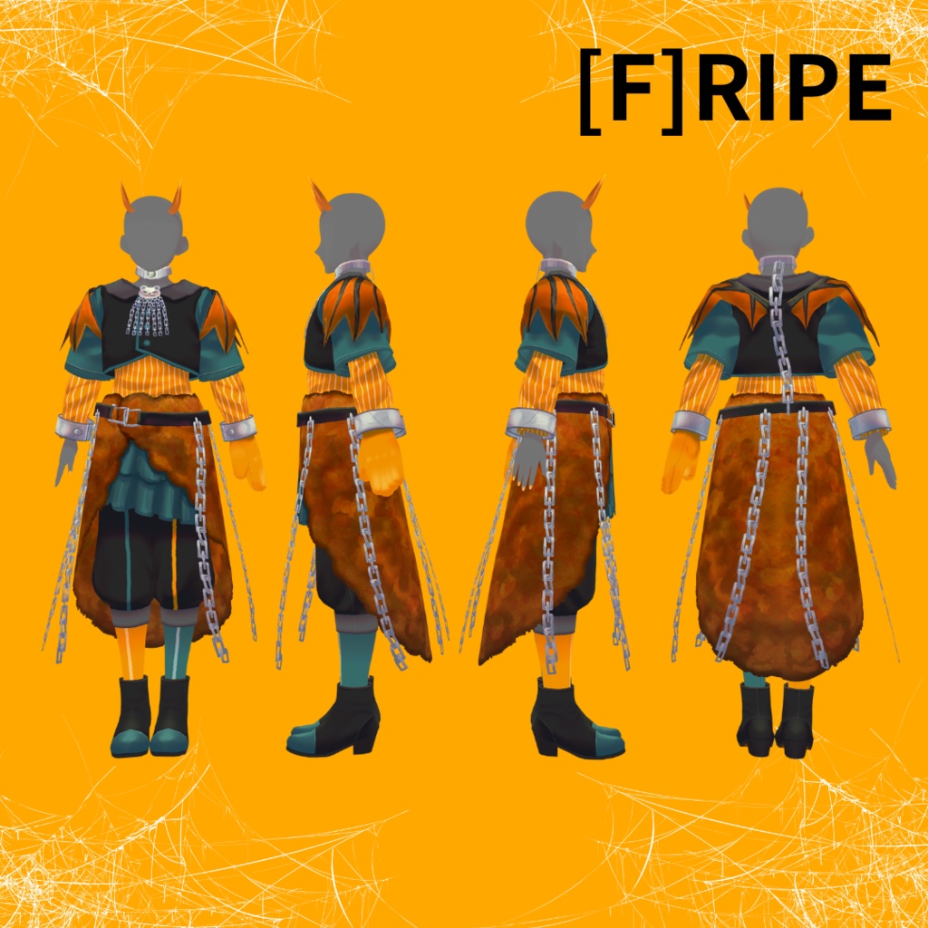 【#V_M_F_S】DEVIL BEAR【 #楽曲を纏う #VRoid カスタムアイテム】