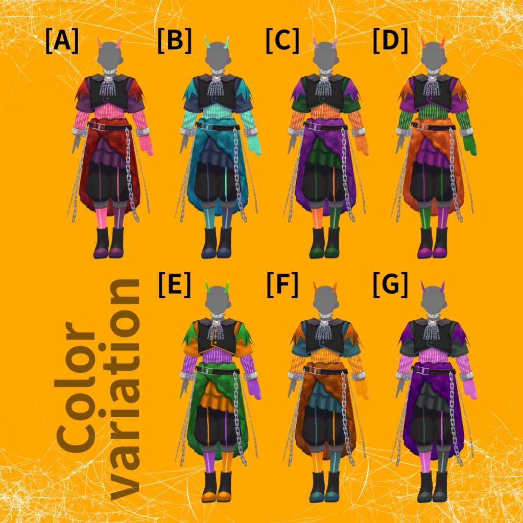 【#V_M_F_S】DEVIL BEAR【 #楽曲を纏う #VRoid カスタムアイテム】