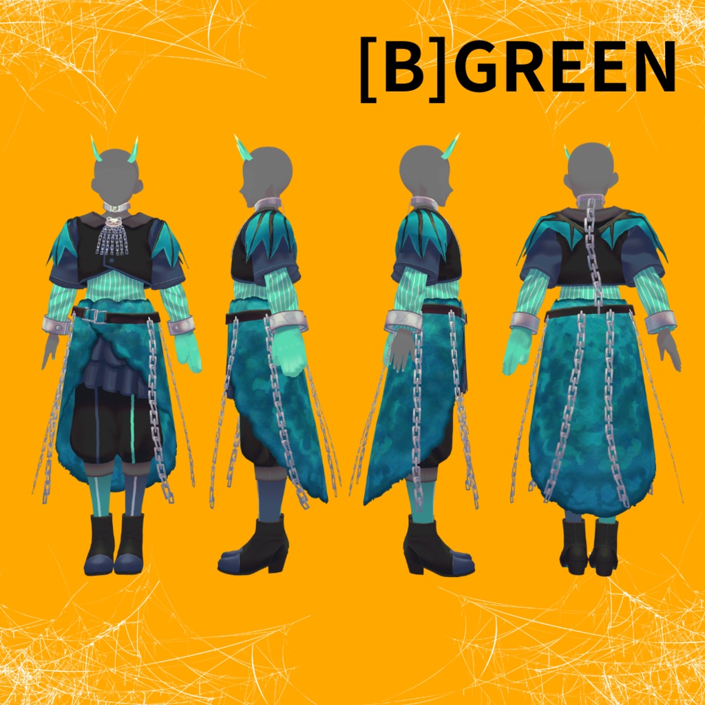 【#V_M_F_S】DEVIL BEAR【 #楽曲を纏う #VRoid カスタムアイテム】