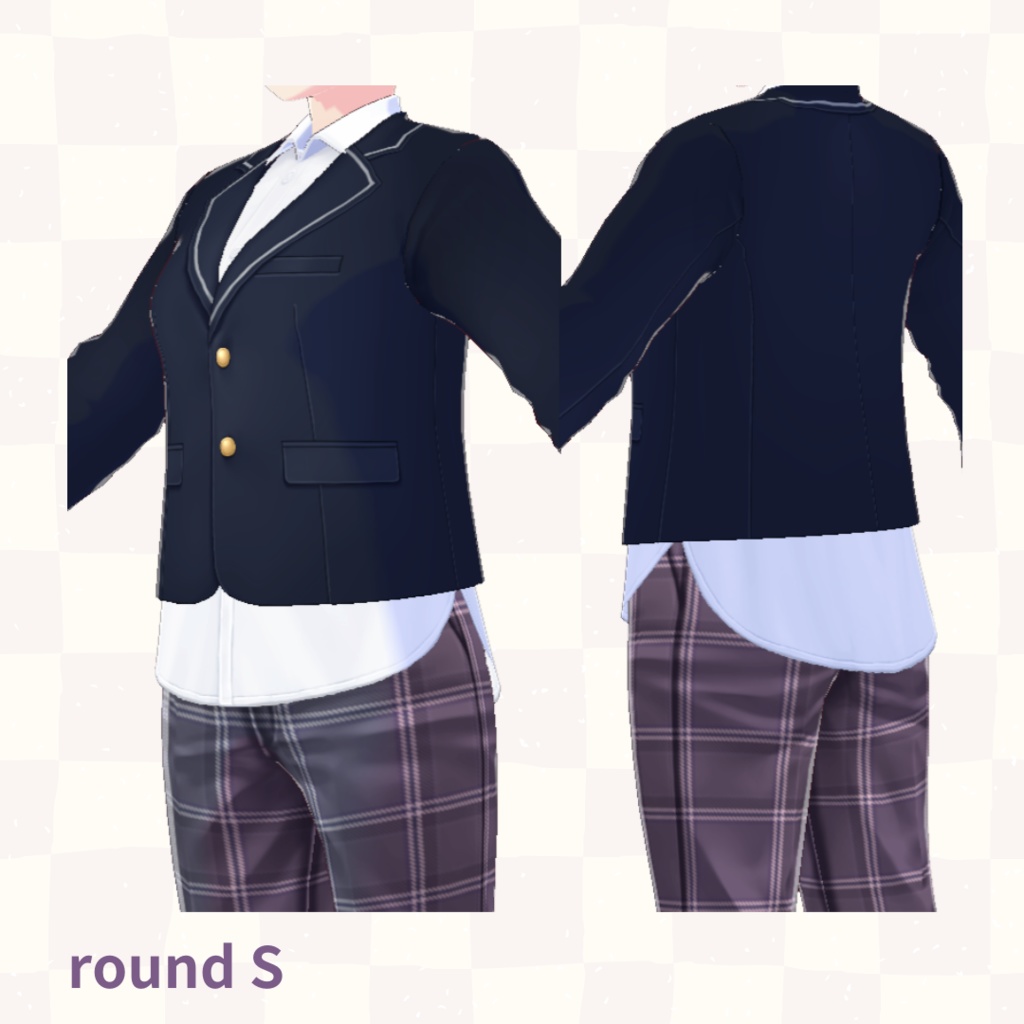 付け裾 false hem【 #VRoid カスタムアイテム】