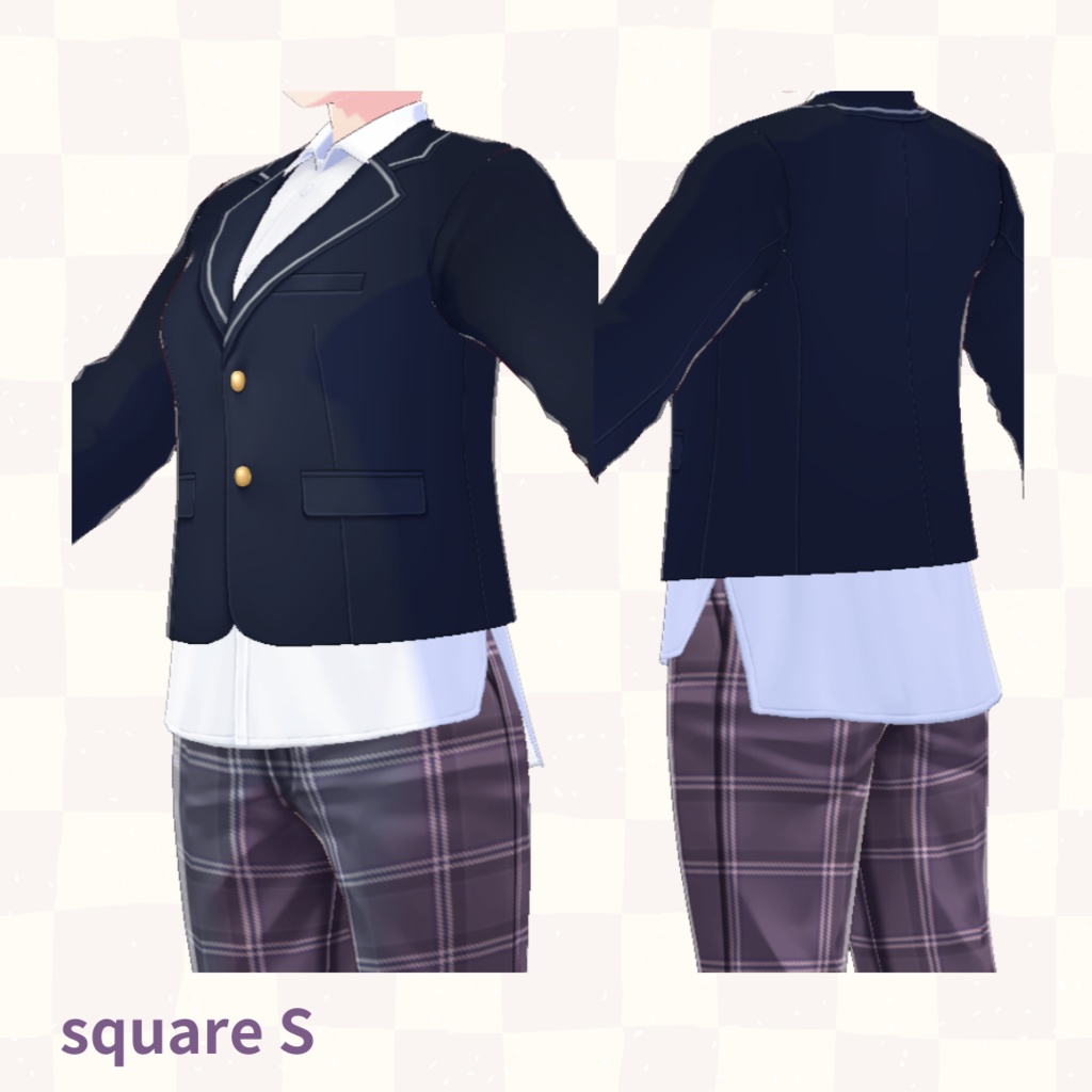 付け裾 false hem【 #VRoid カスタムアイテム】