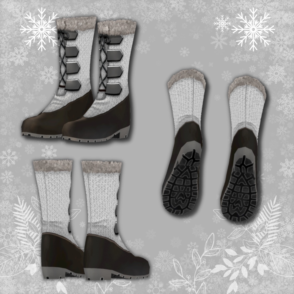 winter boots【 #VRoid カスタムアイテム】
