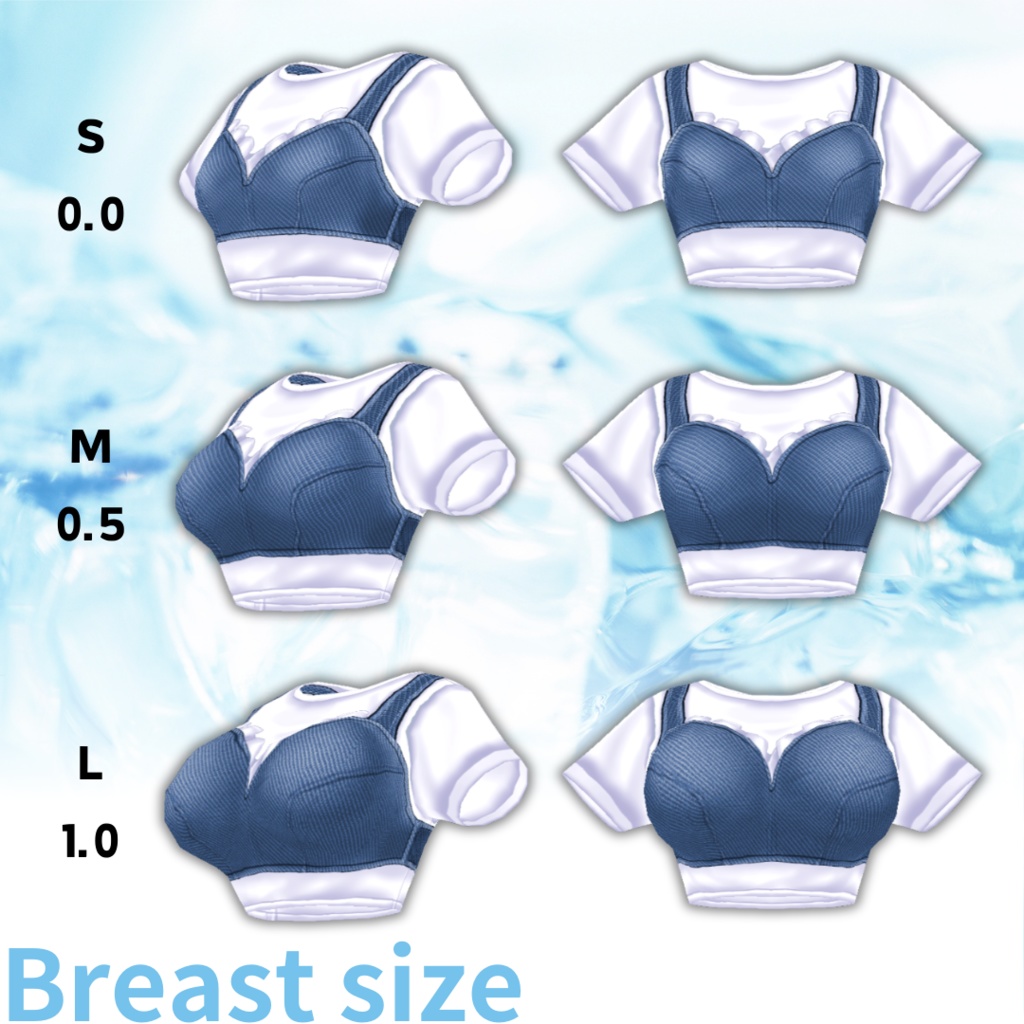 Bustier Mini T ビスチェミニT【 #VRoid カスタムアイテム】