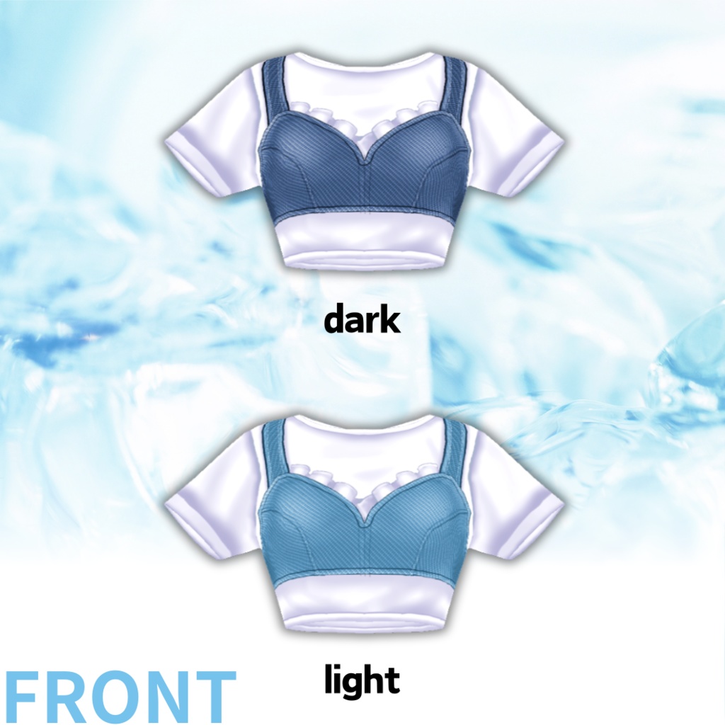 Bustier Mini T ビスチェミニT【 #VRoid カスタムアイテム】