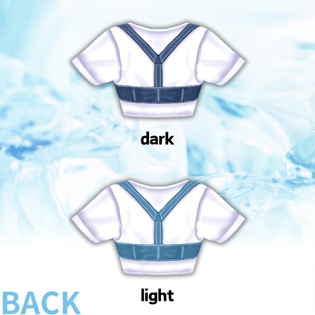 Bustier Mini T ビスチェミニT【 #VRoid カスタムアイテム】