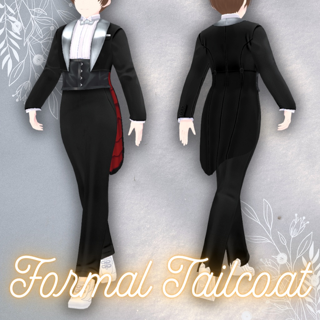 Formal Tailcoat【#VRoid カスタムアイテム】