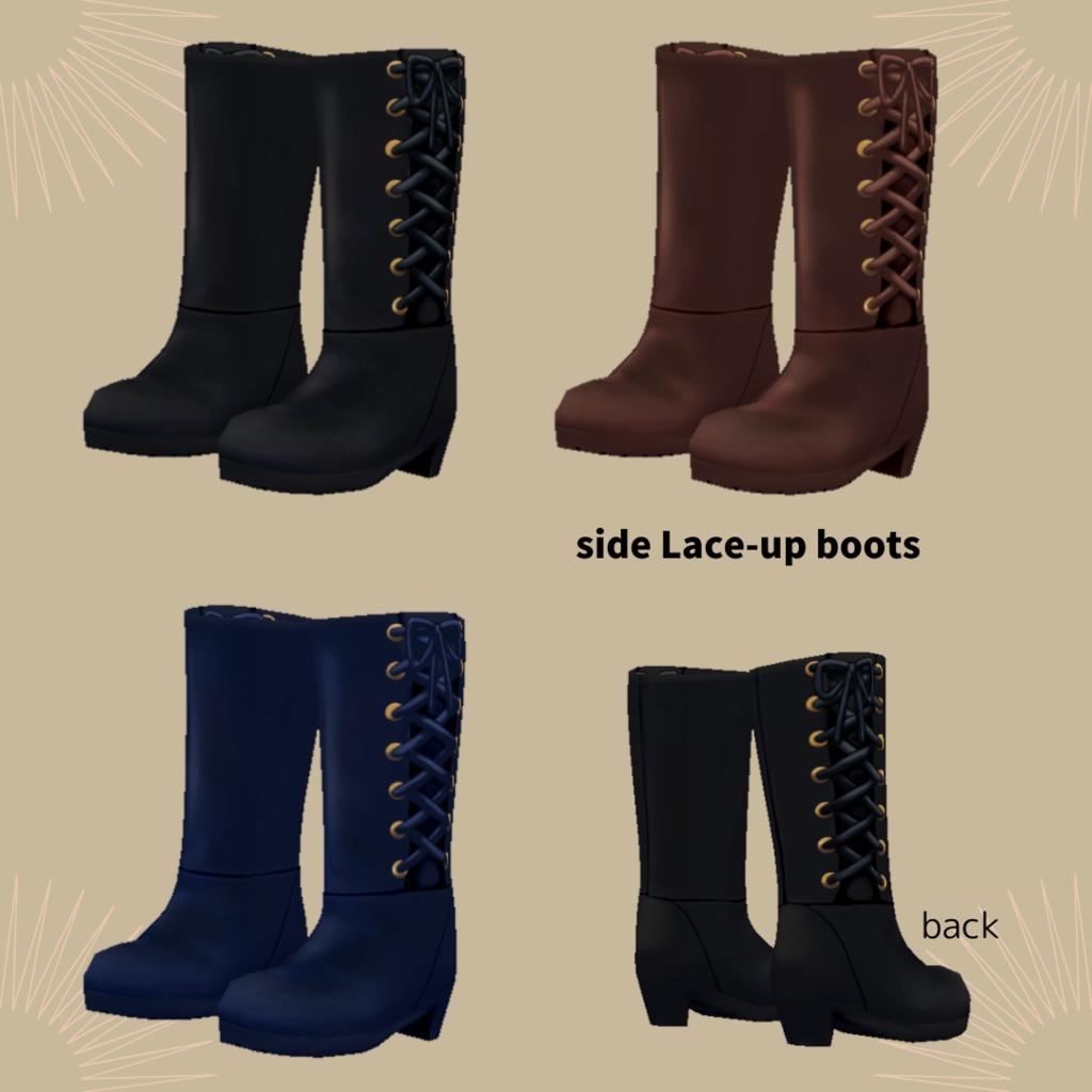 【男女兼用】コルセットセットアップ Corset Setup【 #VRoid カスタムアイテム】