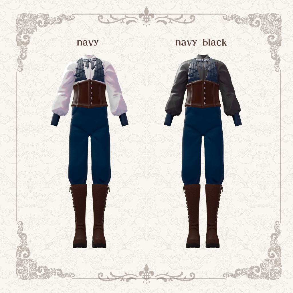 【+Head対応】Mens classical【VRC】