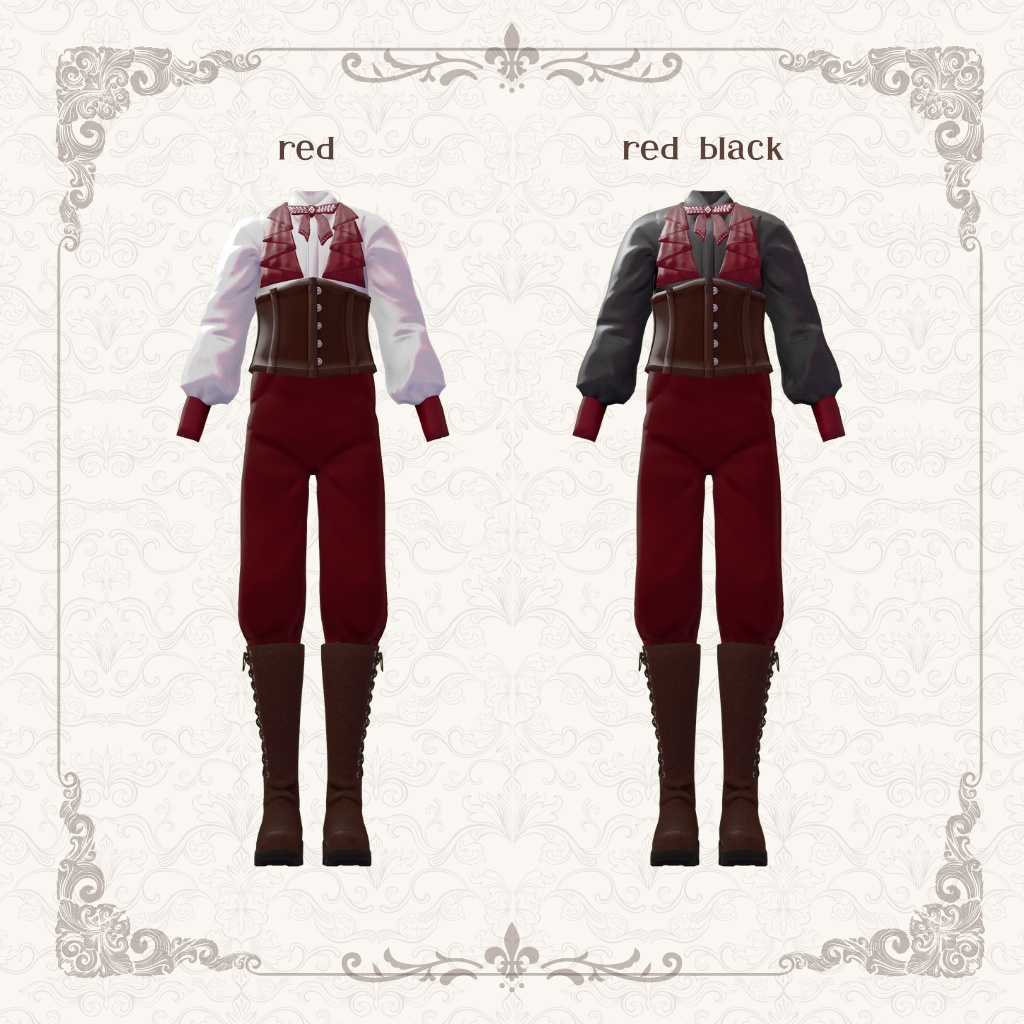 【+Head対応】Mens classical【VRC】