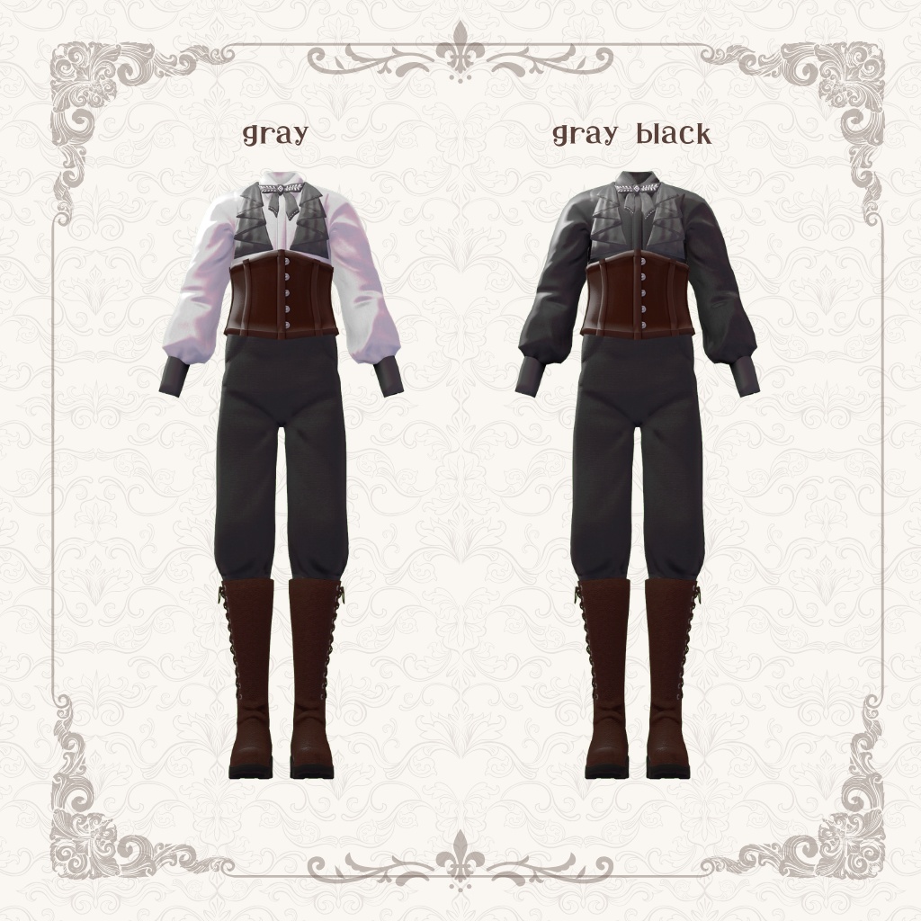 【+Head対応】Mens classical【VRC】