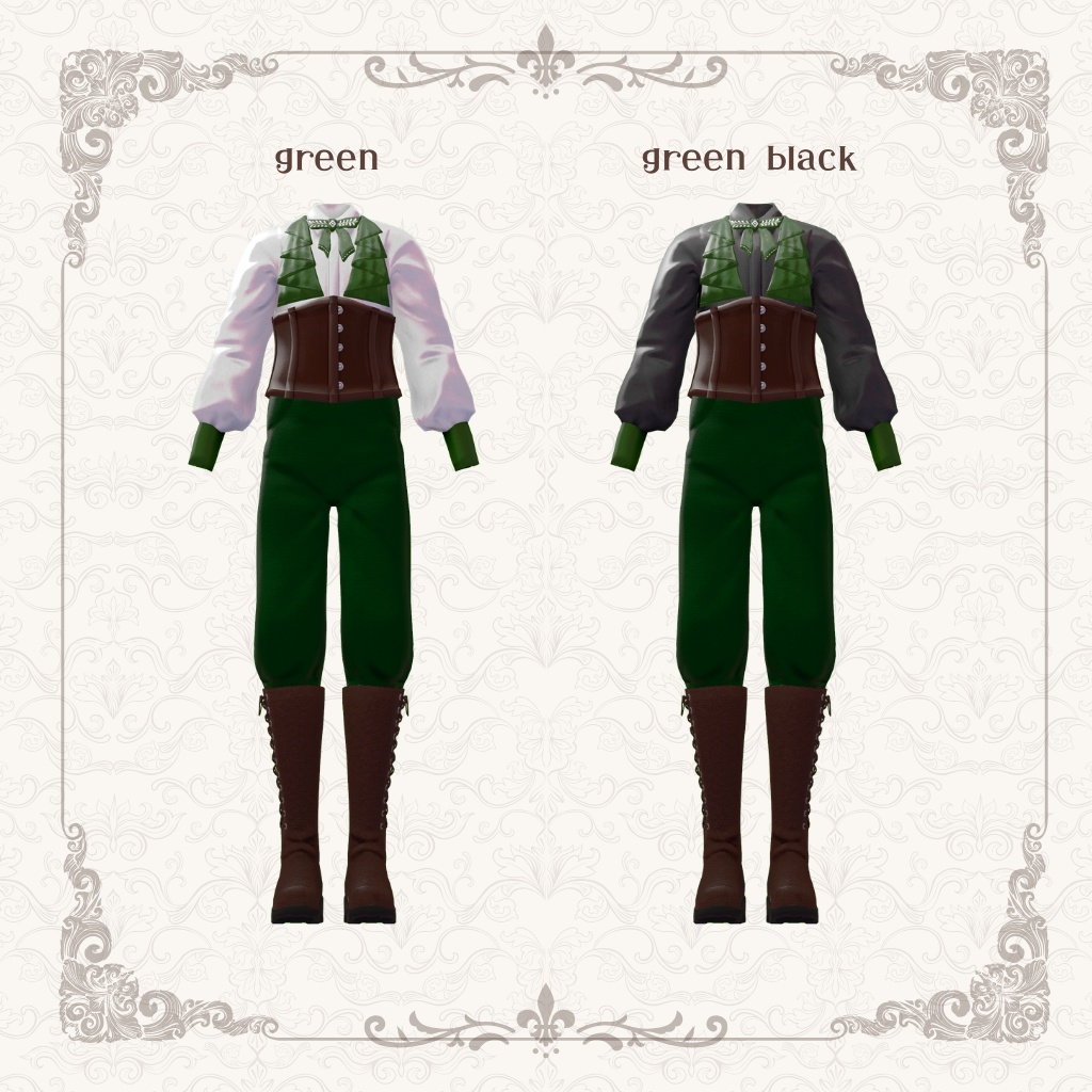 【+Head対応】Mens classical【VRC】