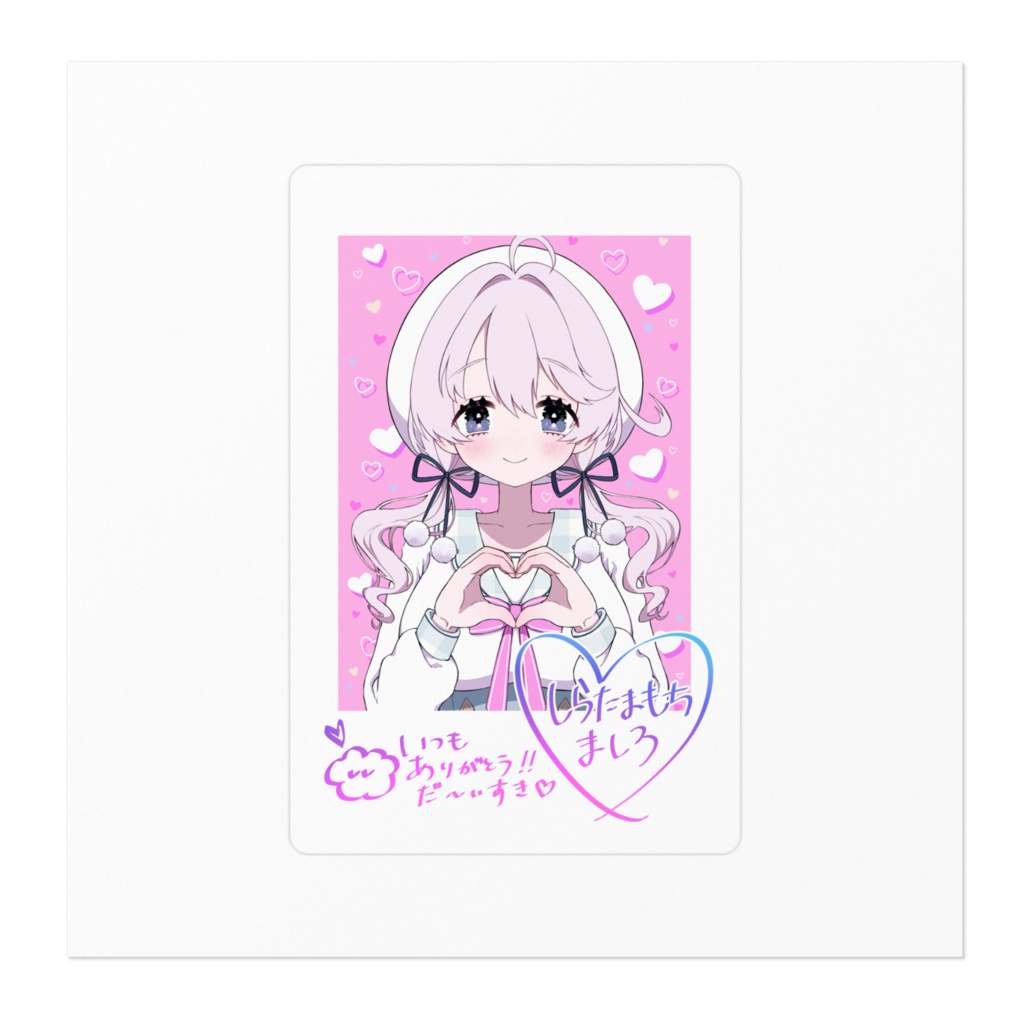 チェキ風ステッカー