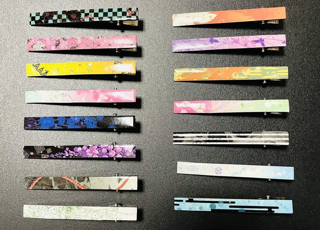 鬼滅のヘアピン