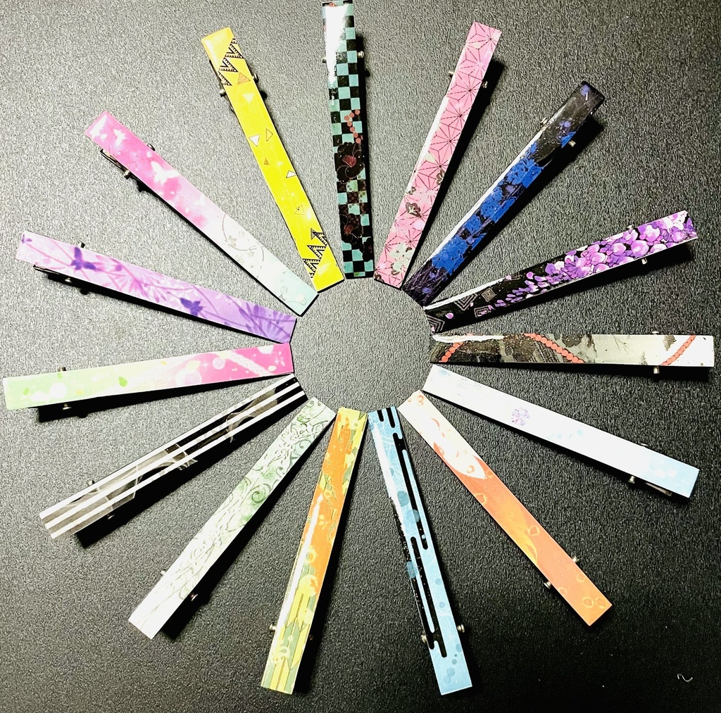 鬼滅のヘアピン